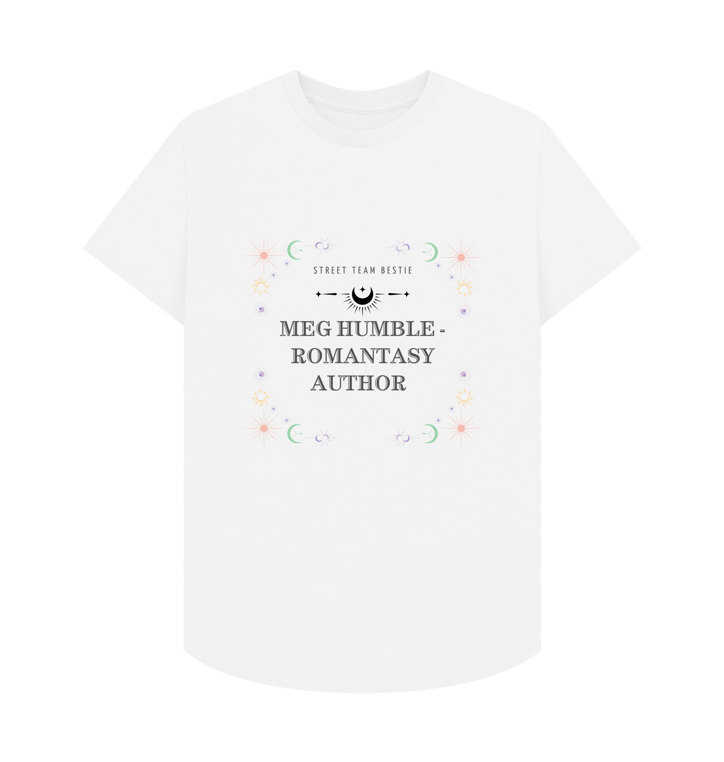 White Printed T-shirt Front