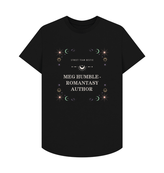 Black Printed T-shirt Front