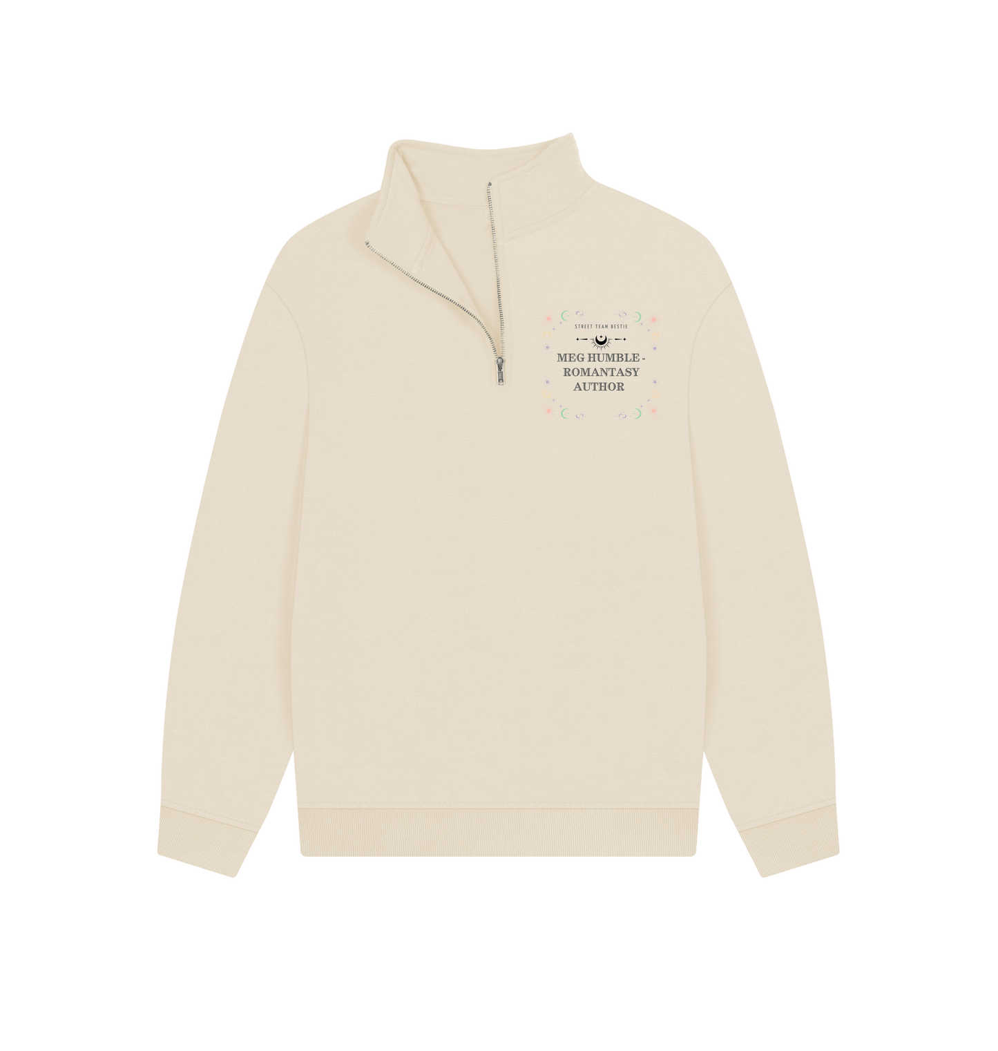 Oat Printed Sweater Front