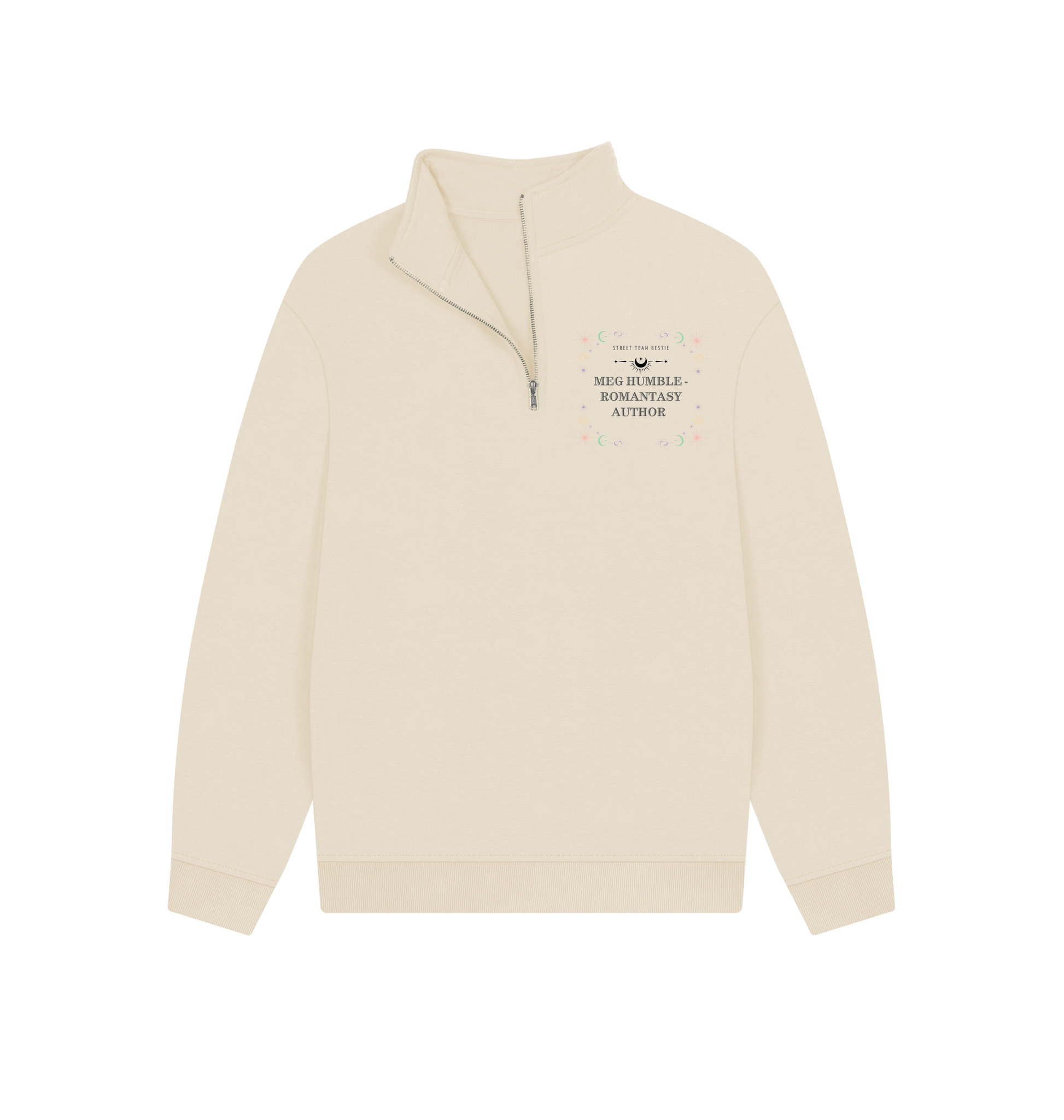 Oat Printed Sweater Front