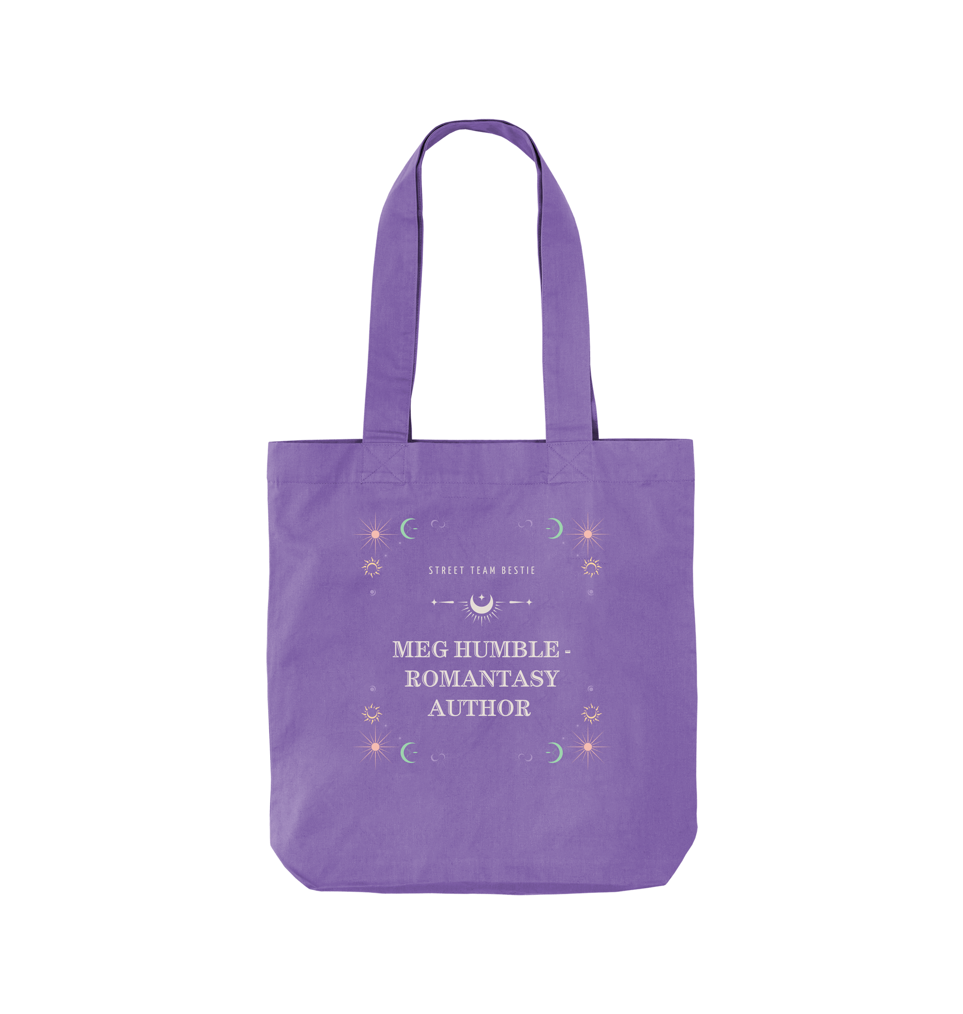 Violet Printed Bag Front