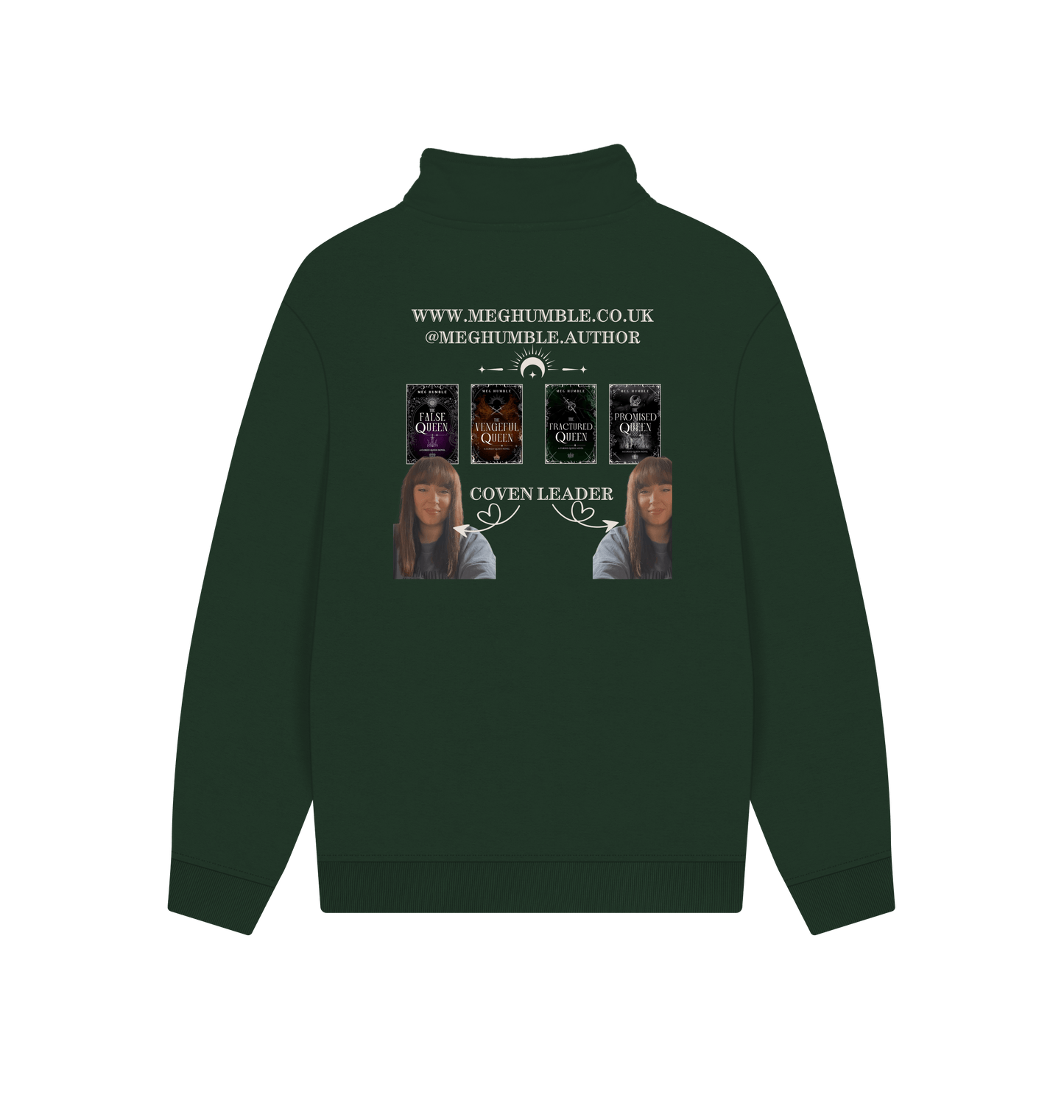 Evergreen Printed Sweater Back