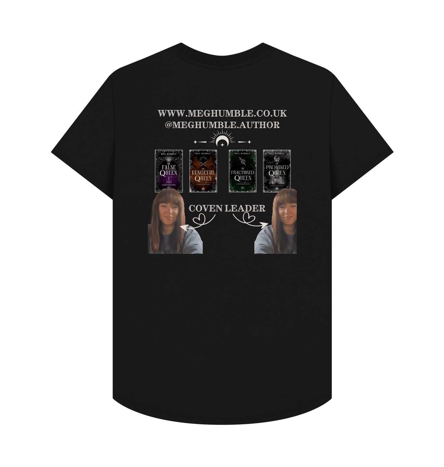 Black Printed T-shirt Back