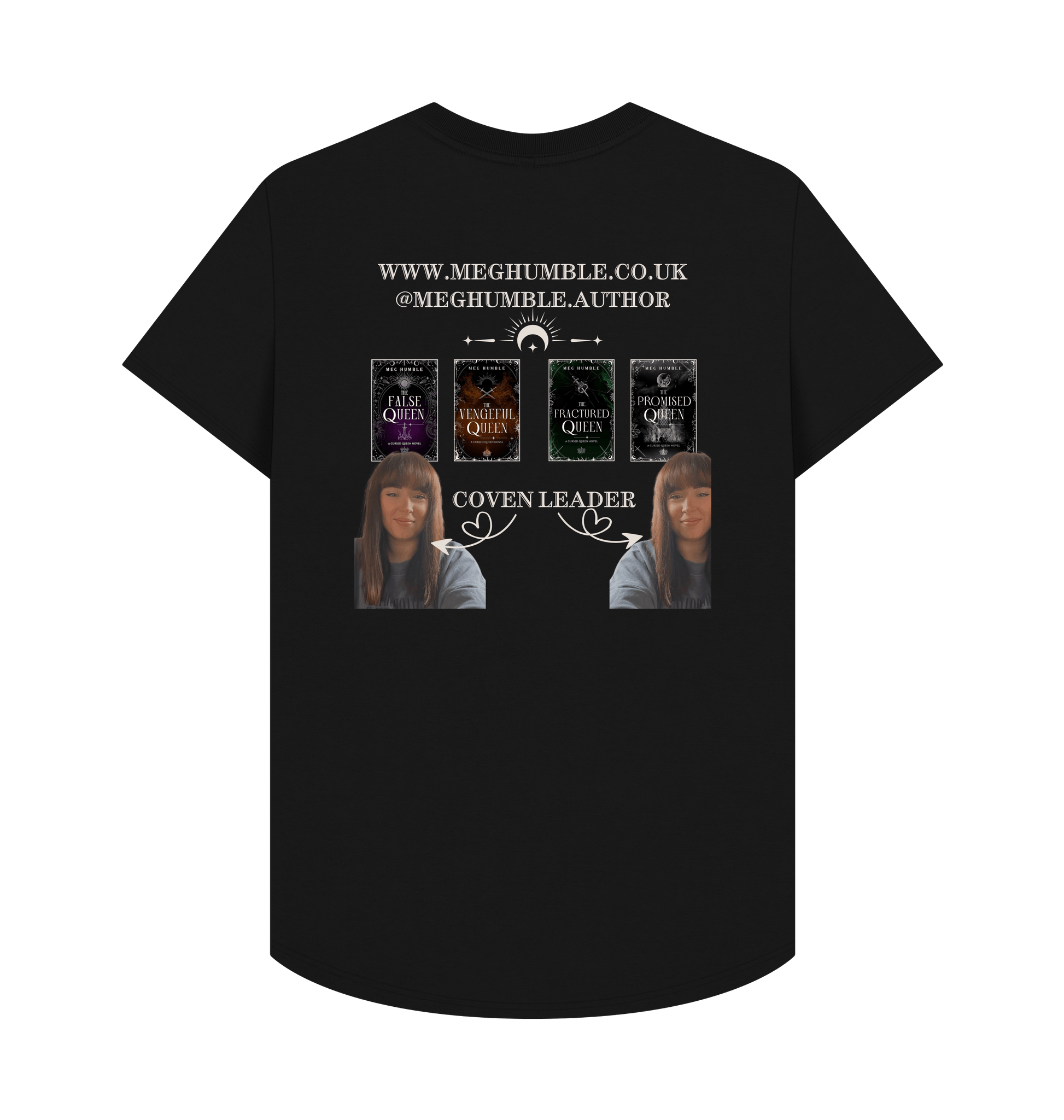 Black Printed T-shirt Back